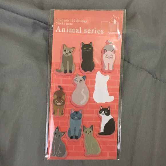 Other - ⭕️ 3/$20! Kitty sticky notes